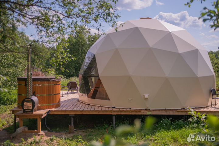 Купольный шатер для кафе, кофейни Диаметр 7 м