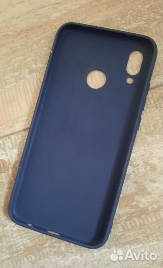 Клипкейс (чехол) синий на Huawei p20 lite