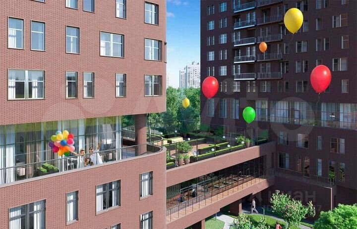 3-к. квартира, 58,7 м², 21/22 эт.