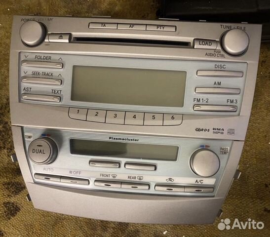 Магнитола и климат Toyota Camry 40