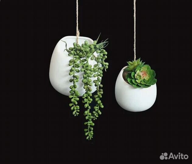 Керамический подвесной горшок 2 шт