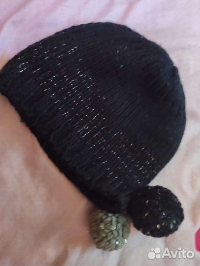 Шапка шерстяная детская новая