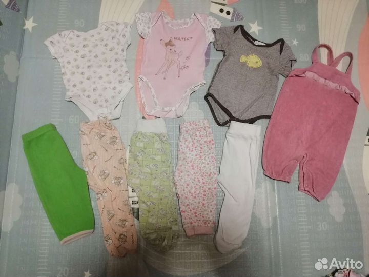 Детские вещи на девочку 3-6месяцев