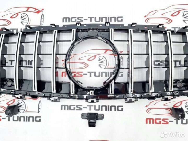 Решетка на Mercedes CLS C257 GT Style (хром)