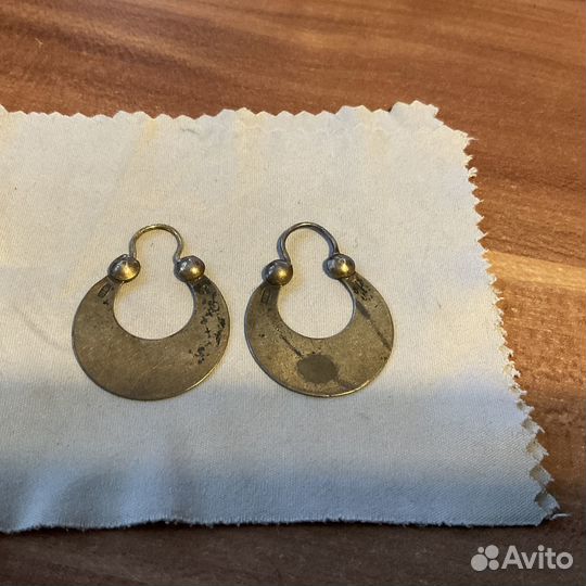 Серьги серебро, калачи, ранние советы