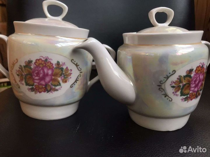 Сахарница, чайник + кружечка