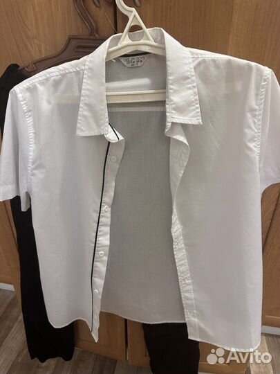 Белая рубашка р. 164