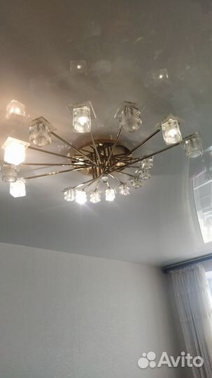 Люстра потолочная бу