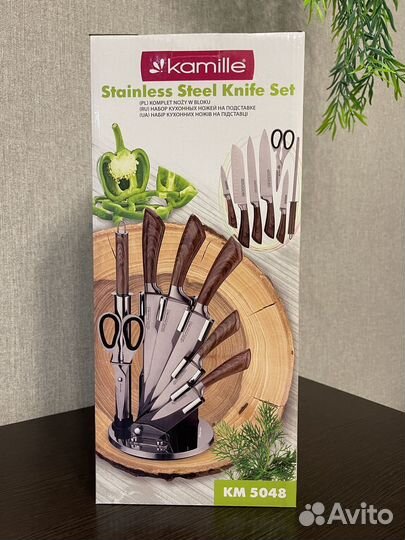 Набор кухонных ножей kamille
