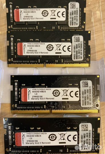 Оперативная память HyperX 16 gb (4 x 4gb)