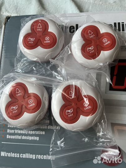 Кнопка для вызова официанта