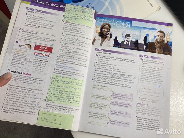Учебник и рабочая тетрадь по английскому speak out