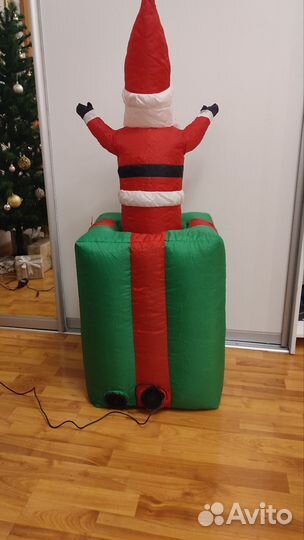 Надувной дед мороз
