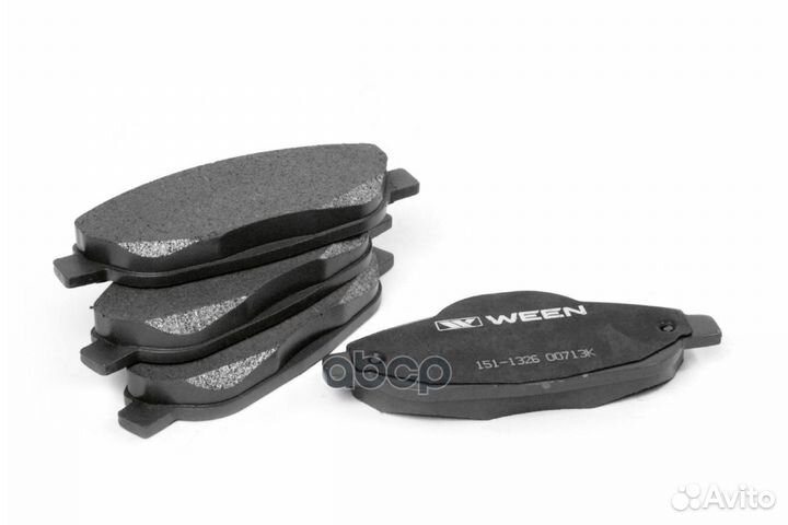 Тормозные колодки дисковые передние peugeot 308