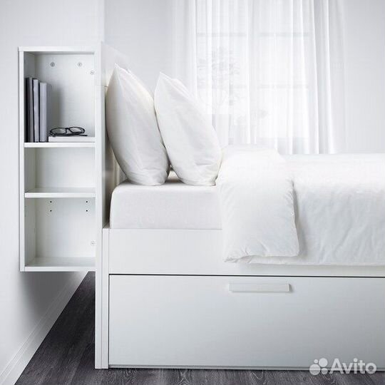 Кровать двухспальная IKEA Бримнэс 150/200