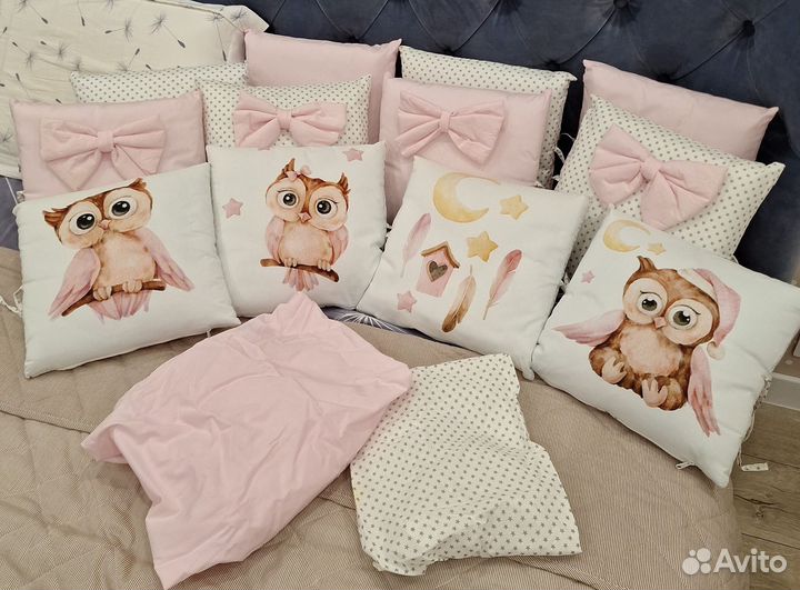 Комплект в детскую кроватку бортики