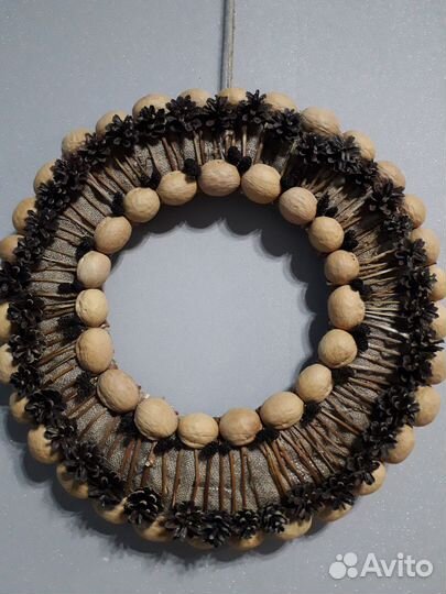 Венок в стиле Эко