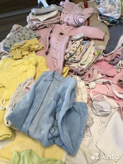 Детские вещи для новорожденных (0-3 мес. пакетом