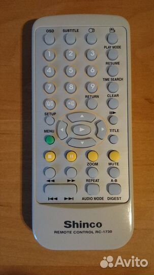 Пульт shinco RC-1730