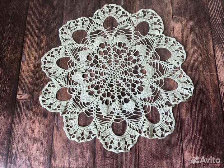 Салфетка ажурная, вязаная крючком