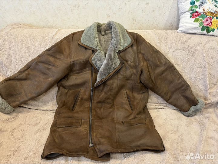 Дубленка натуральная мужская XXL