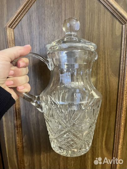 Кувшин хрустальный