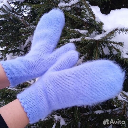 Варежки. Пух норки