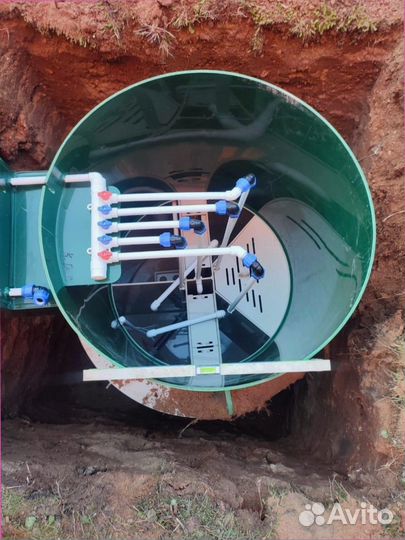 Септик без откачки на 12 человек