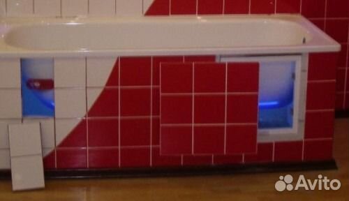 Смотровой люк в ванной под плитку