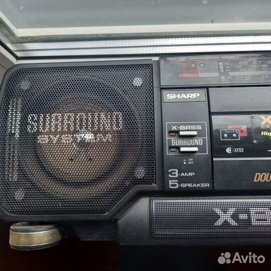 Кассетная магнитола Sharp WQ-T352HT(BK)