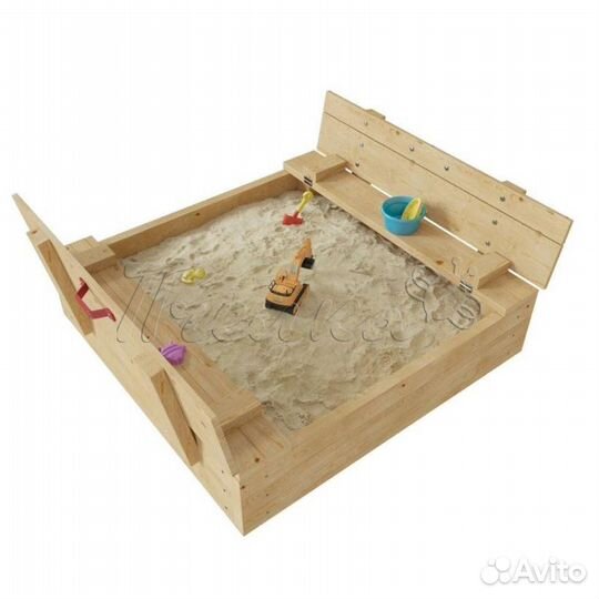 Детская песочница с крышкой 