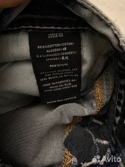 Джинсы Affliction