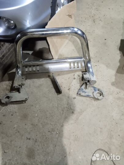 Кенгурятник на Хендай Санта Фе 1