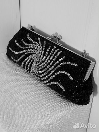 Вечерняя сумочка клатч из бисера и пайеток. Новая