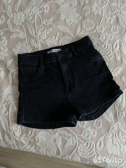 Шорты джинсовые черные