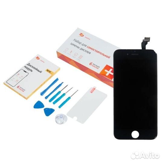 Дисплей для iPhone 6 в наборе ZeepDeep: экран черн