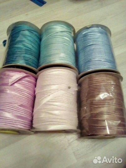 Косая бейка, кант атласный