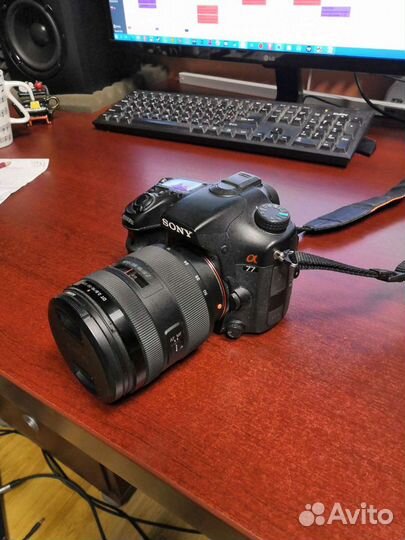 Зеркальный фотоаппарат Sony slt a77