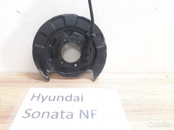 Кожух тормозного диска задний Hyundai Sonata NF