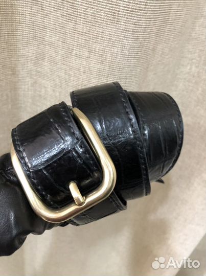 Ремень из кожи крокодила