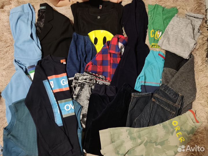 Детские вещи пакетом на мальчика 116-122