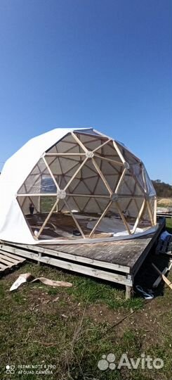 Геокупол, глэмпинг