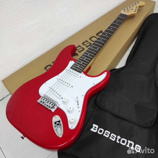 Электрогитара новая Stratocaster с чехлом