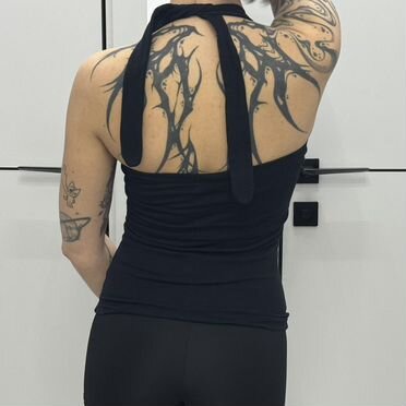 Топ с завязкой на шее XS-S