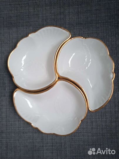 Менажница фарфор Дулево