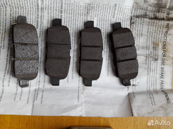 Тормозные колодки nissan