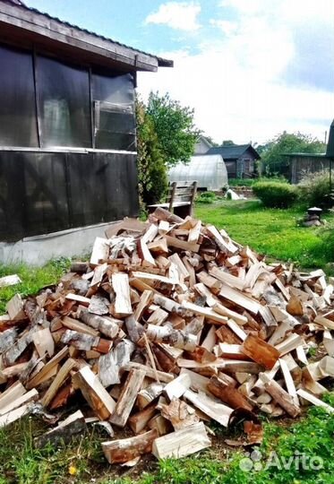 Дрова любые сухие в укладку качественные