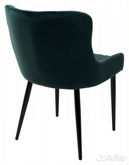 Стул sorrel bluvel-78 green черный велюр зеленый