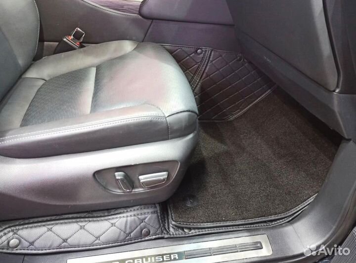 3D коврики из экокожи toyota land cruiser 300