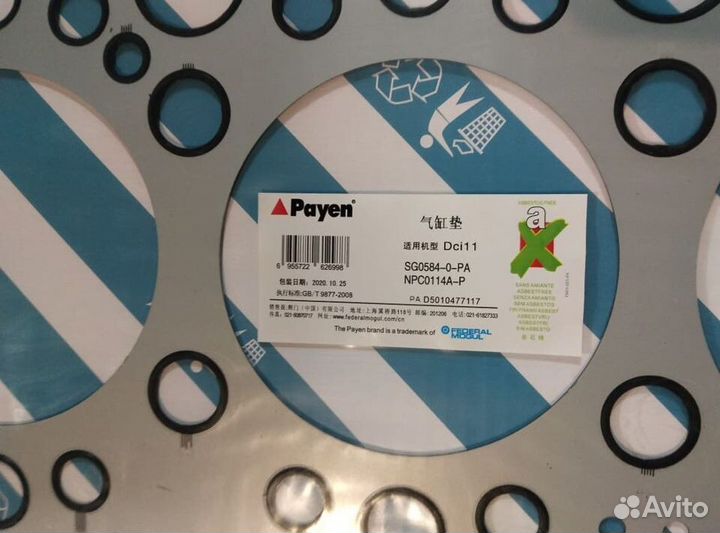 650-1003210 Прокладка гбц (Payen)